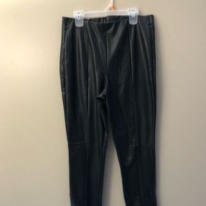 leather pants well fitting never worn
